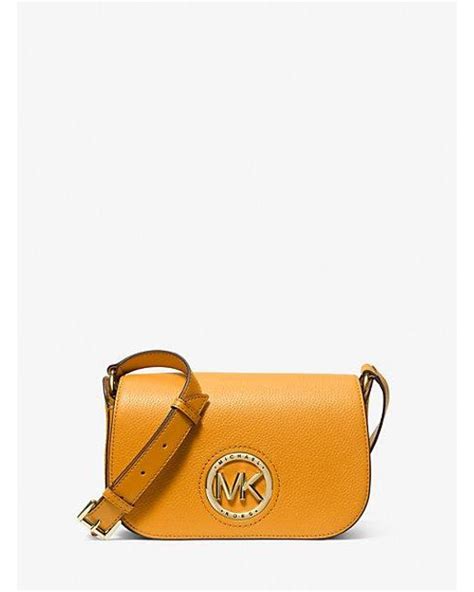 michael michael kors samira small pebbled leather messenger bag|Samira Small Pebbled Leather Messenger Bag .